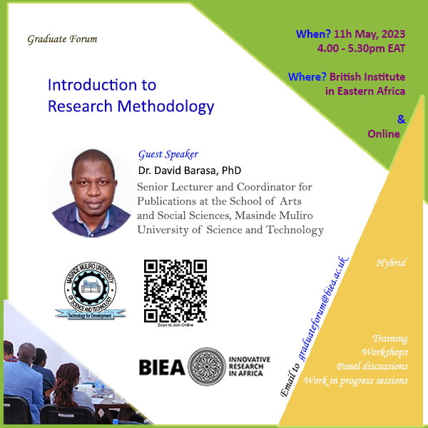 MMUST-BIEA Research Methodology Workshop Series 2023